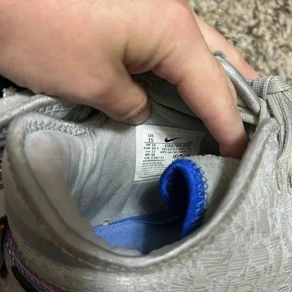 Nike Zoom LeBron NXXT Gen 1984 Men’s Grey Wolf Shoe Size: 15 - Picture 8 of 8